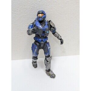 ☀️ 3/$20 Halo Reach McFarlane Noble Six Blue Spartan 5.5" Figure b5
